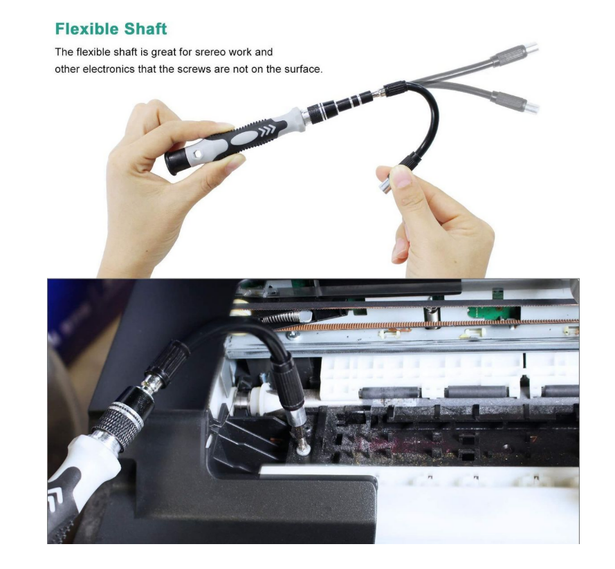 Set Of 115 Multipurpose Magnetic Precision Screwdriver, Bits & Tool Kit
