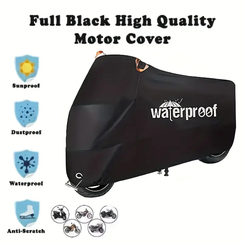 1pc Water & Sunroof Motorcycle Cover