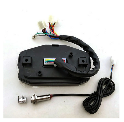 LCD Motorcycle Dashboard Universal Color Screen-ABS Speedometer-Black