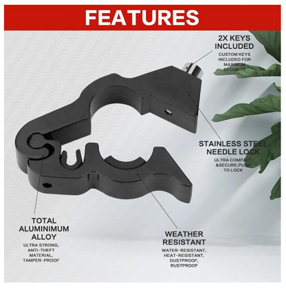 Motorcycle Bike Anti -Theft Motorcycle Handlebar Lock